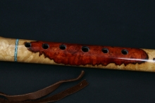 Katalox Burl Native American Flute, Minor, Mid G-4, #D46H